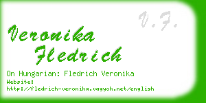 veronika fledrich business card